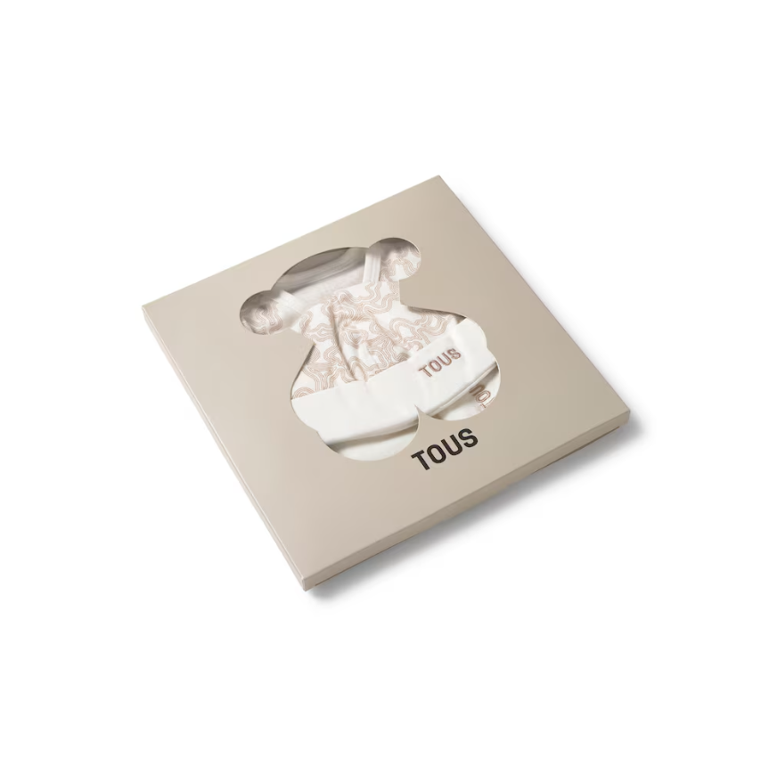 Set de bebé para primera puesta Kaos beige TOUS - Image 4